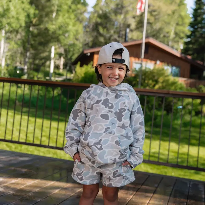 Youth Vintage Washed Hoodie-Mallard Mayhem Camo