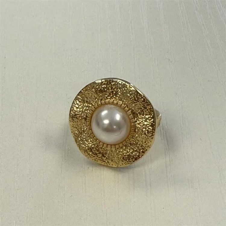 Pearl Stud Drew Scarf Charm