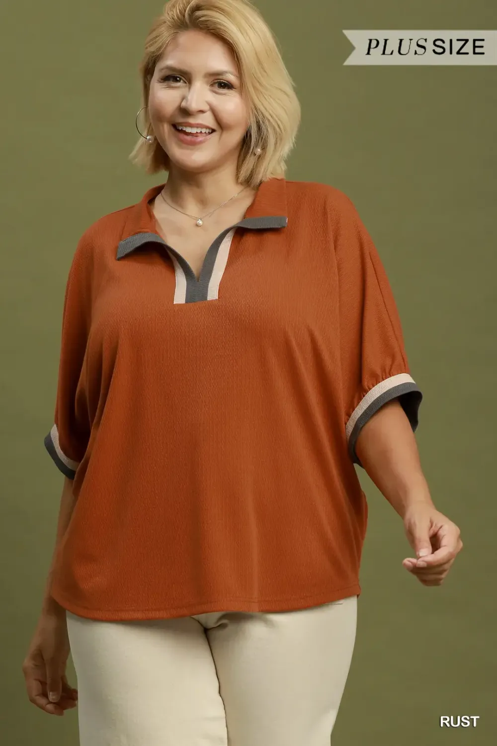 Rustic Clay Knit Top