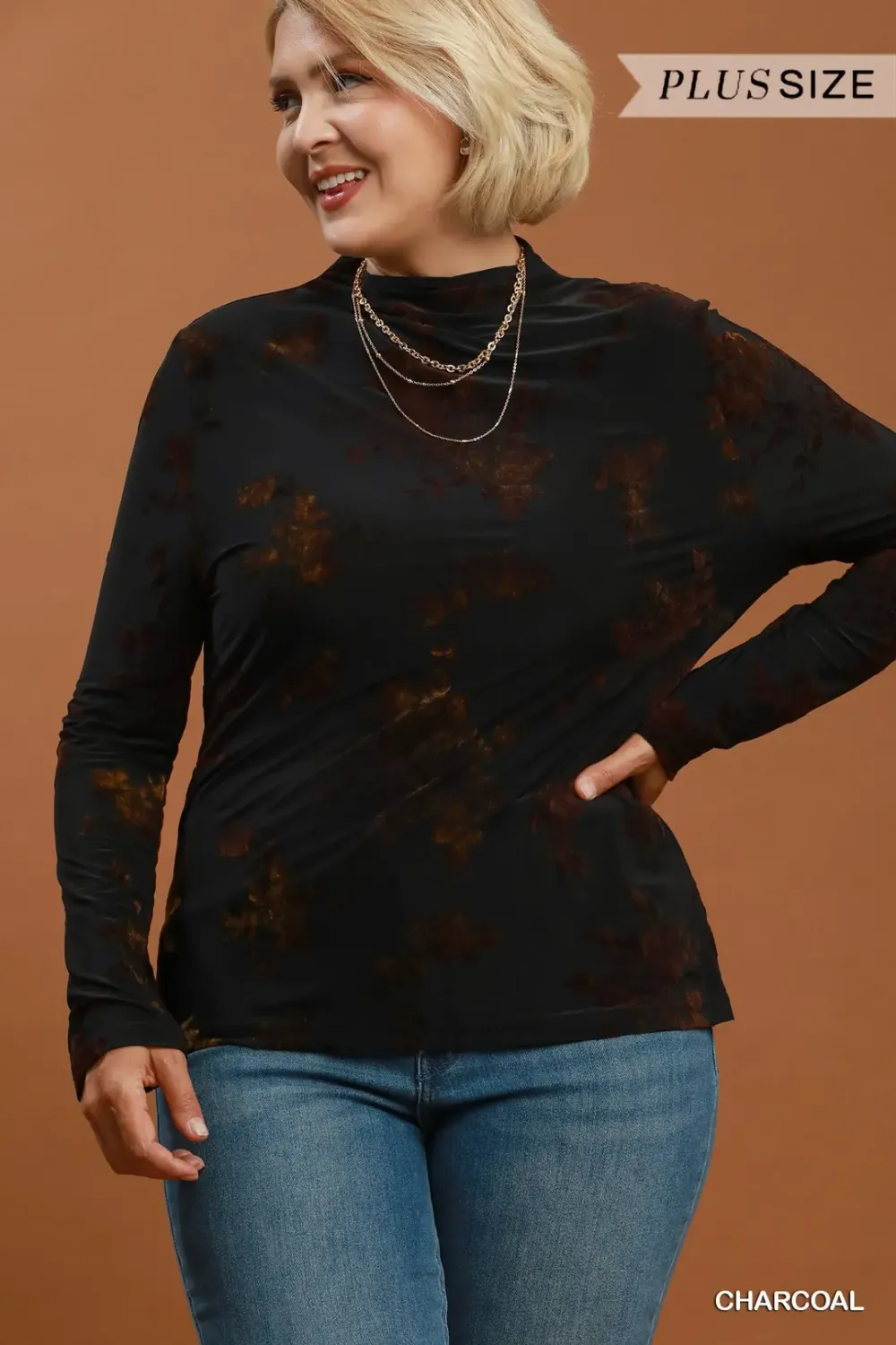 Seasons Change Top-Charcoal