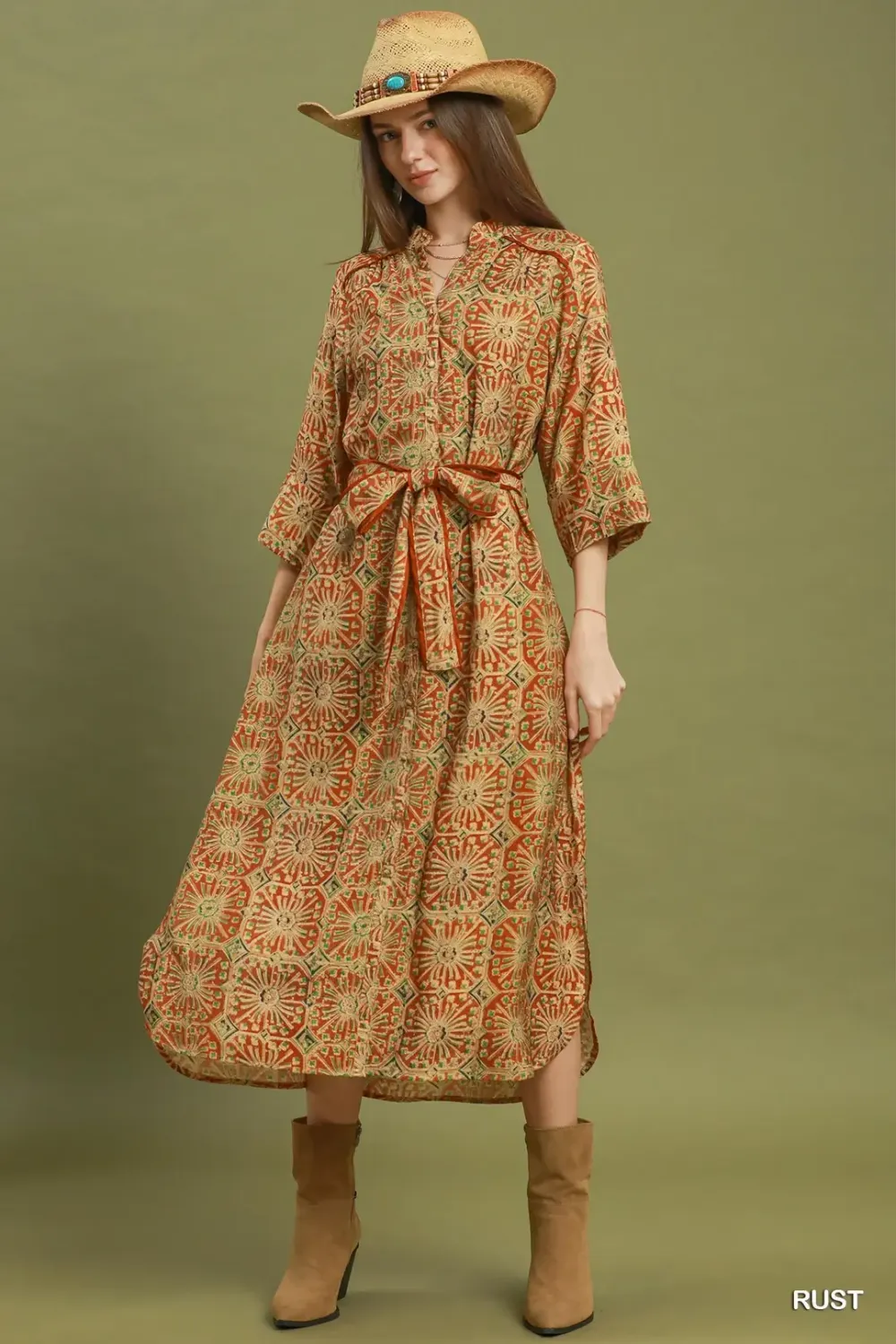 Chai There Midi Dress