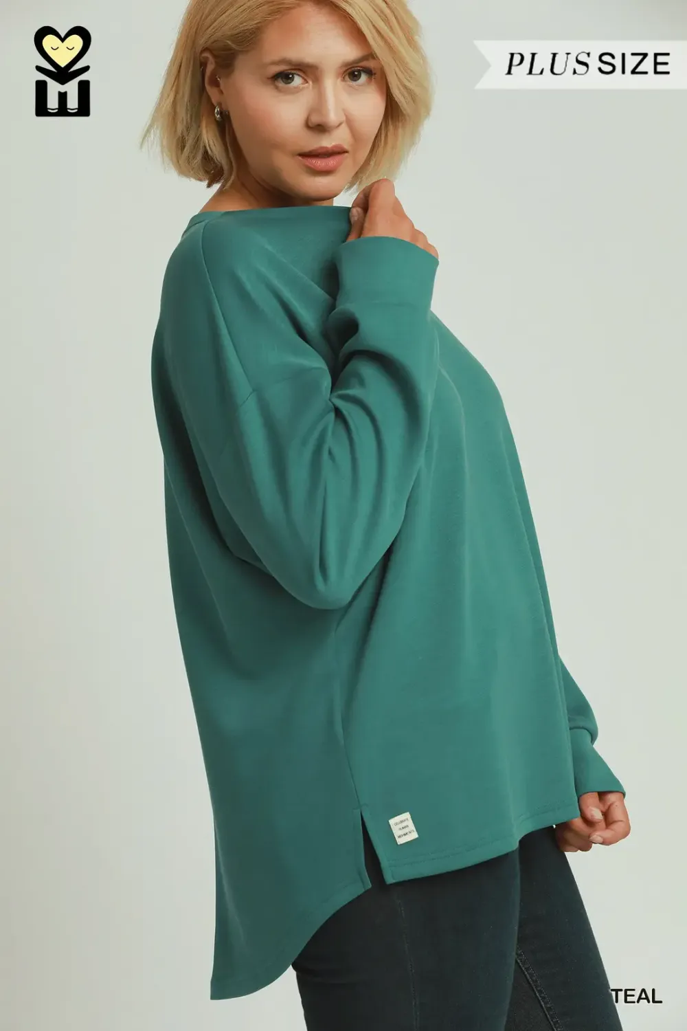 Ellen Teal Top