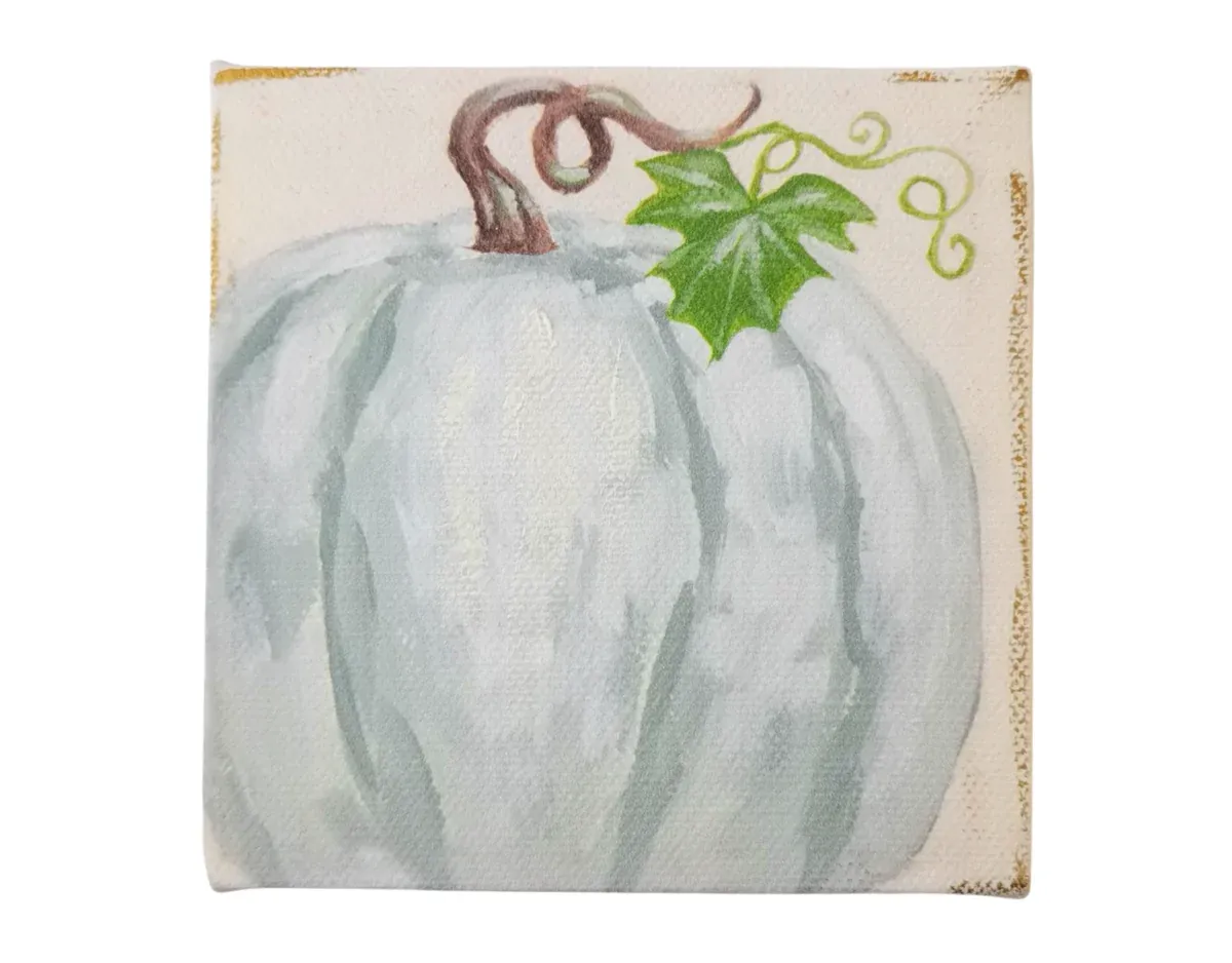 Blue Pumpkin Canvas