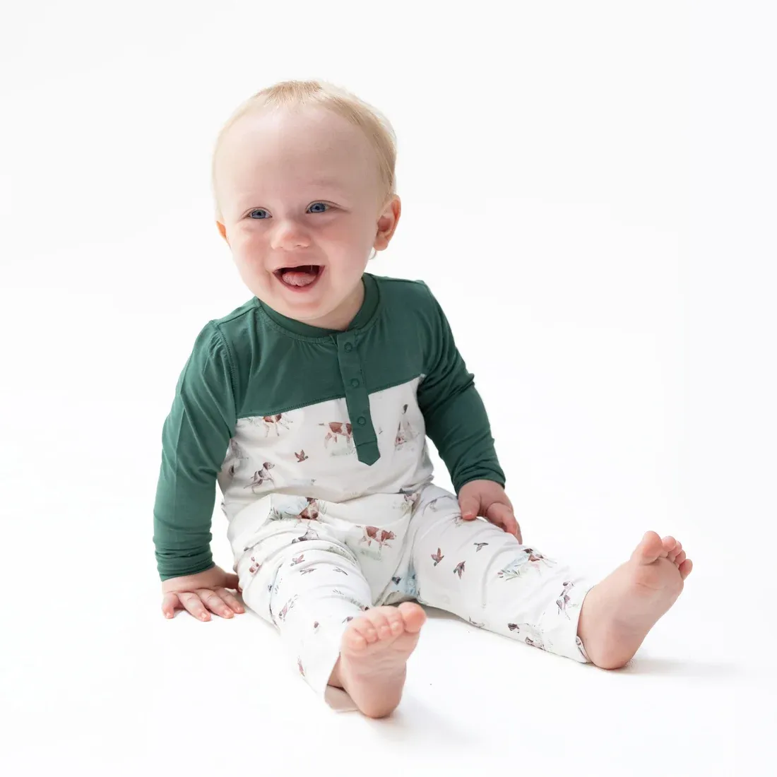 CH Pointer Pups &amp; Duck Buddies Romper