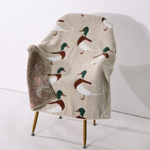 CH Simple Mallard Chenille Blanket