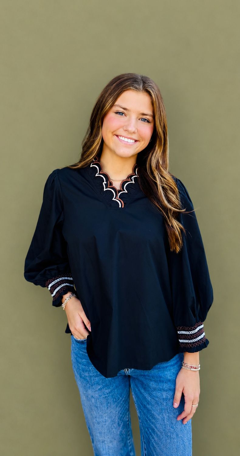 Midnight Autumn Top