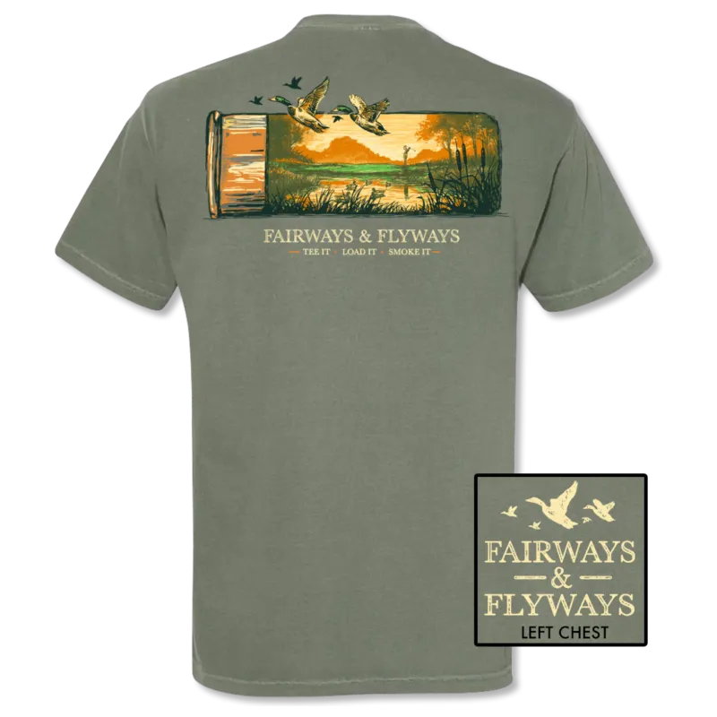 Shell Scene Tee-Moss