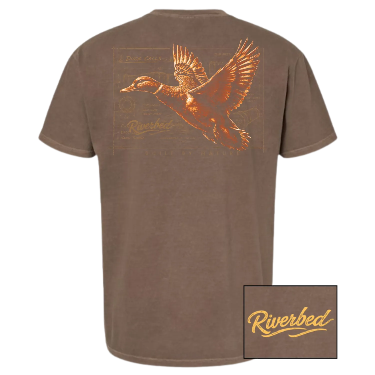 Duck Fly Tee-Espresso