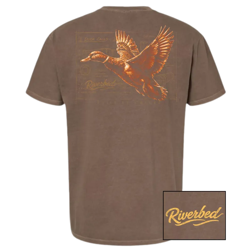 Duck Fly Tee-Espresso