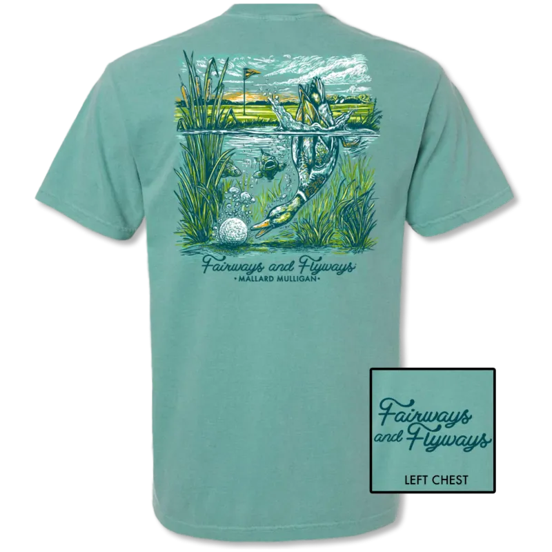 Mallard Dive Tee-Seafoam