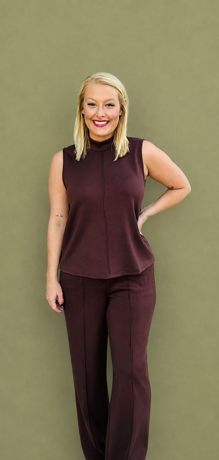 The Lilith Pant-Brown