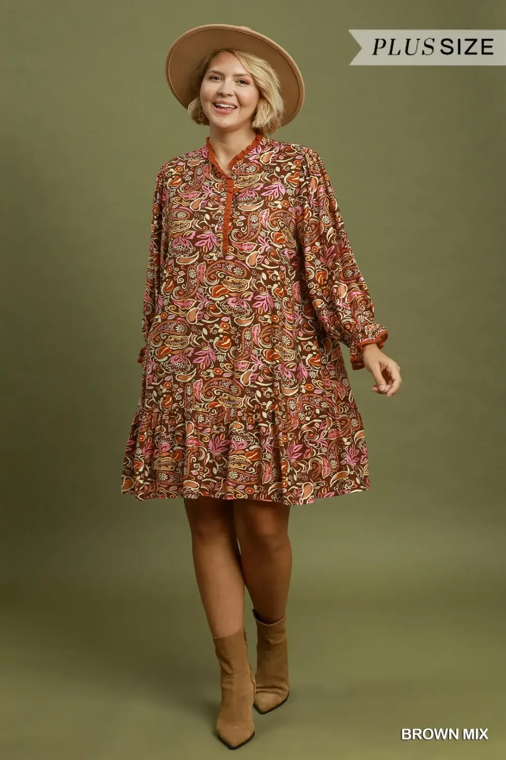 The Octavia Paisley Dress