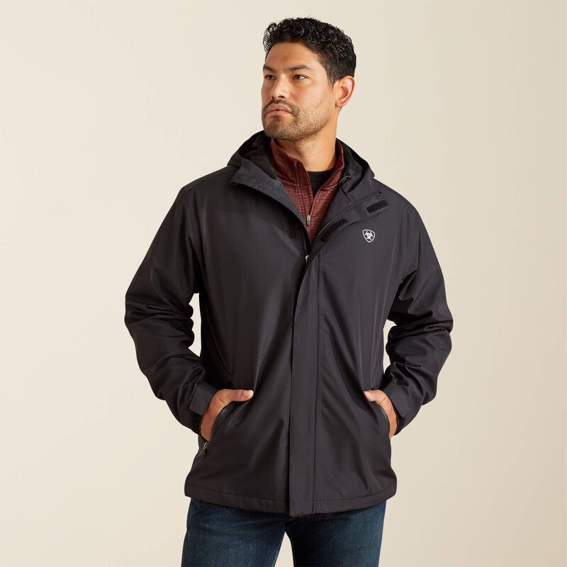Rebar Stormshell Waterproof Jacket-Black