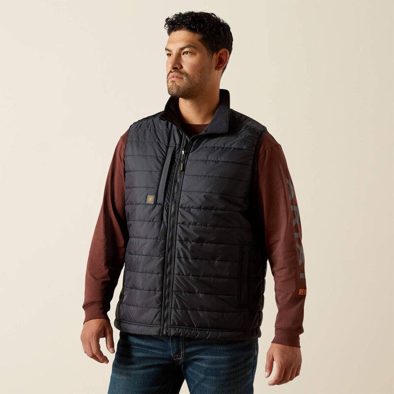 Rebar Cordura Ripstop Insulated Vest-Black