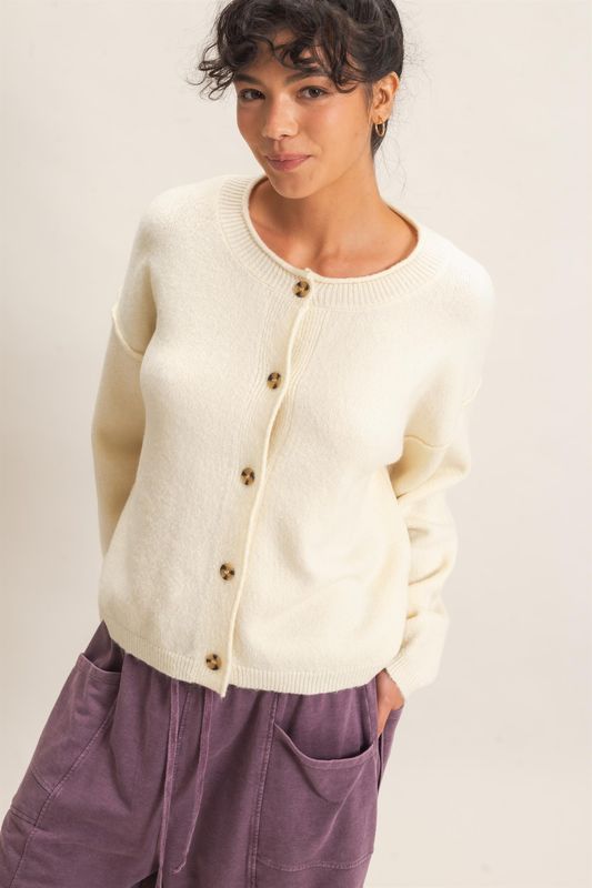 CH Perfect Mornings Cardi-Cream