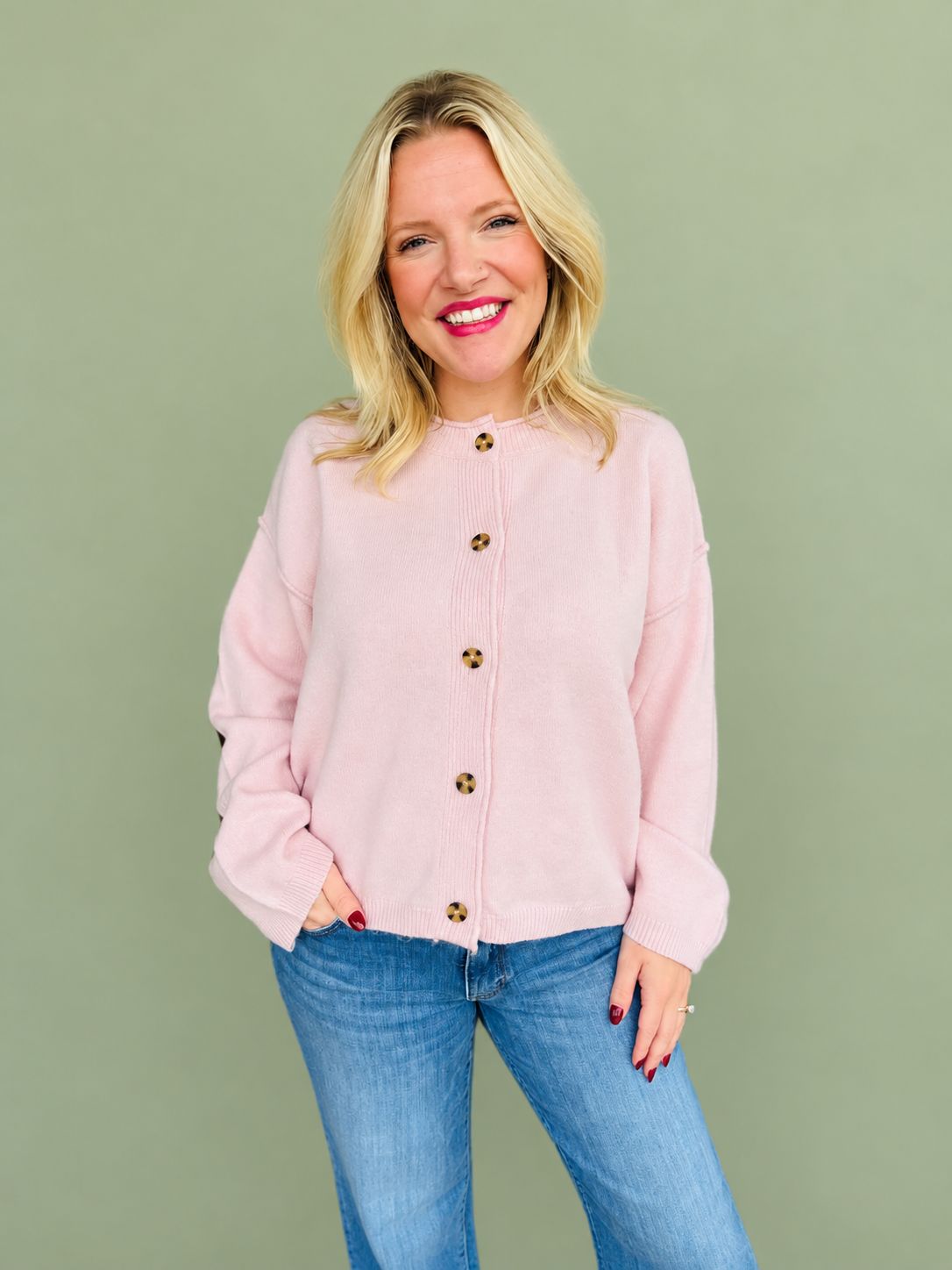 CH Perfect Mornings Cardi-Lt Pink
