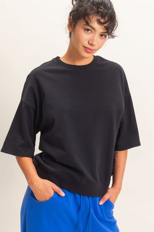 CH Got to Laugh Top-Black