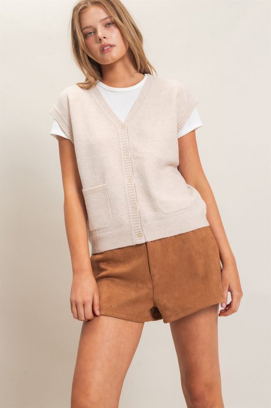 CH Harvest Oatmeal Sweater Vest