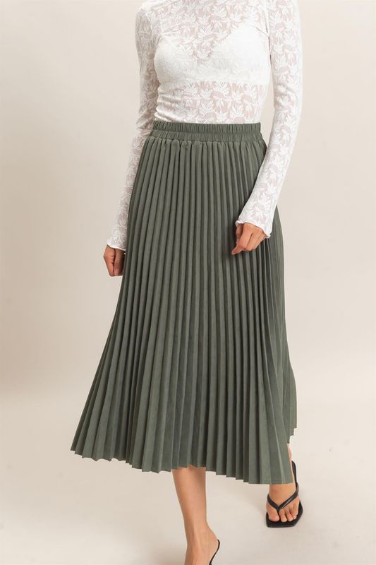CH Natural Chic Skirt-Forest Green