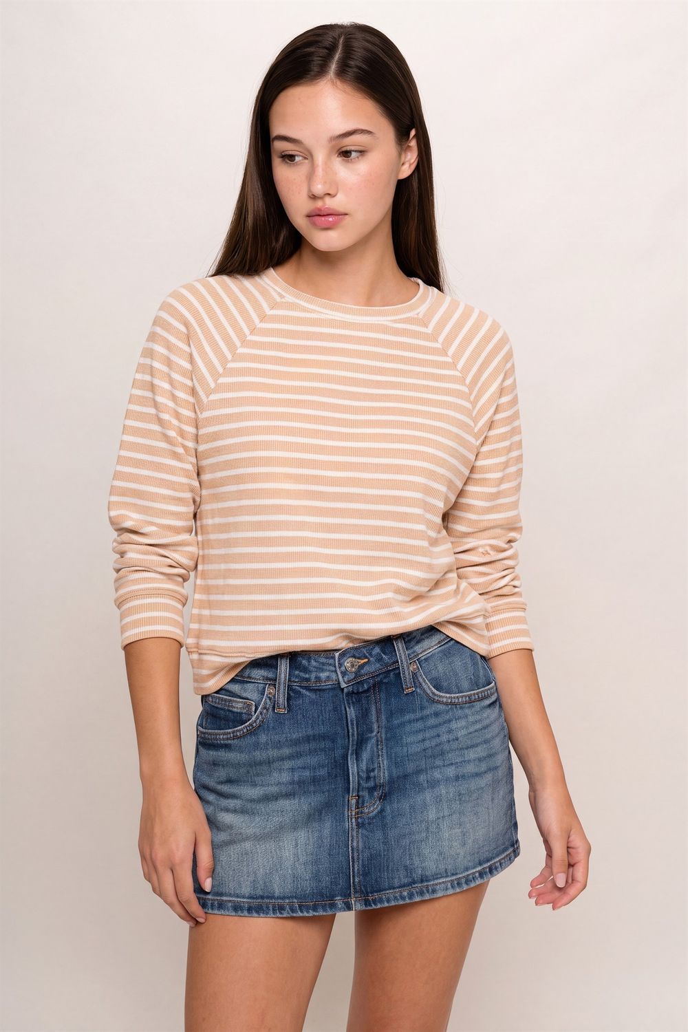 CH Over My Heart Top-Sand