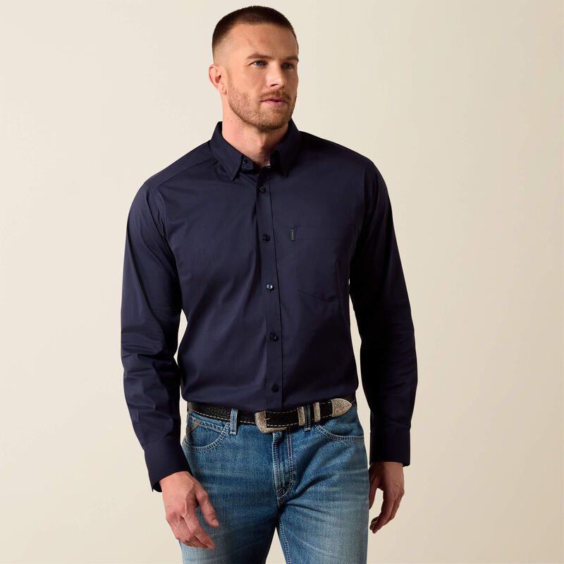 Everything Classic Shirt-Navy