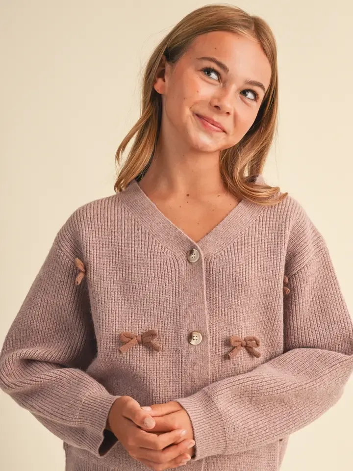 Tween Girl's Raglan Sweater