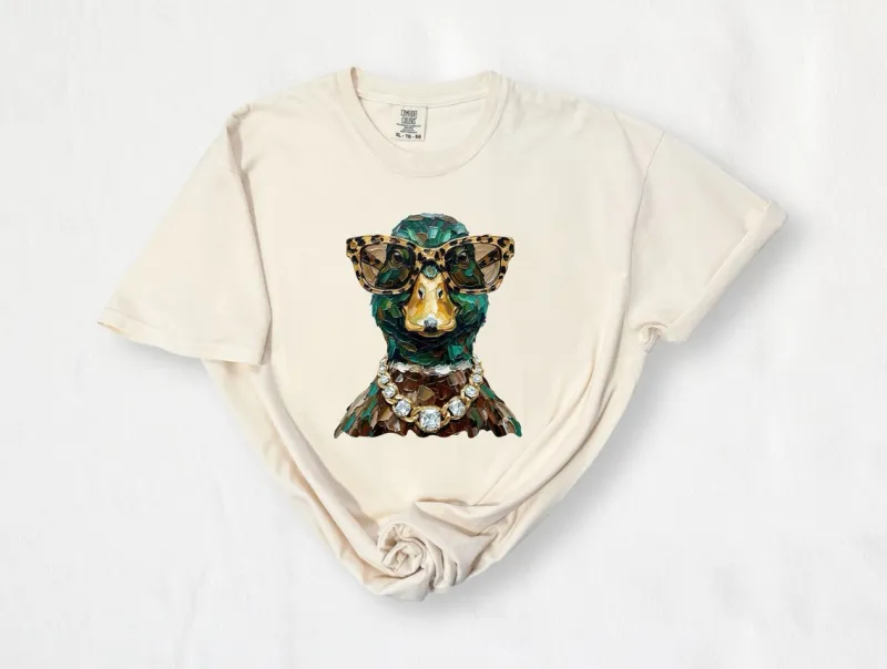 Glam Mallard Duck Tee