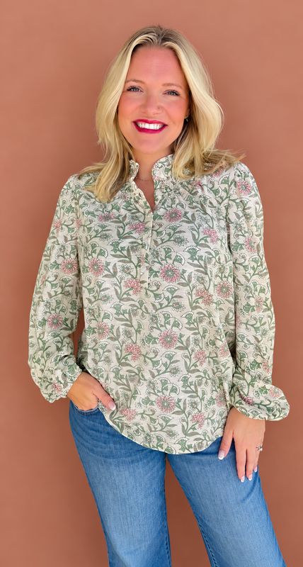 Dawn Thistle Vines Top