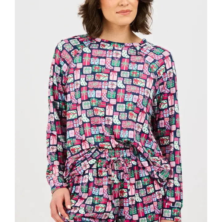 Annie No Peeking Navy PJ