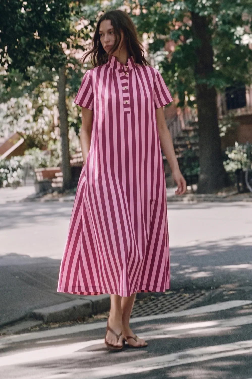 CH The Hannah Midi Dress-Plum