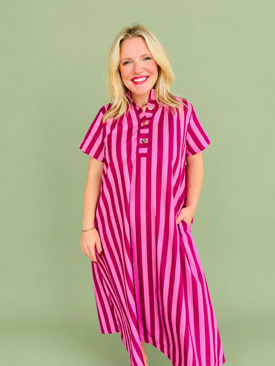 CH The Hannah Midi Dress-Plum