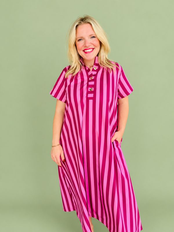 CH The Hannah Midi Dress-Plum