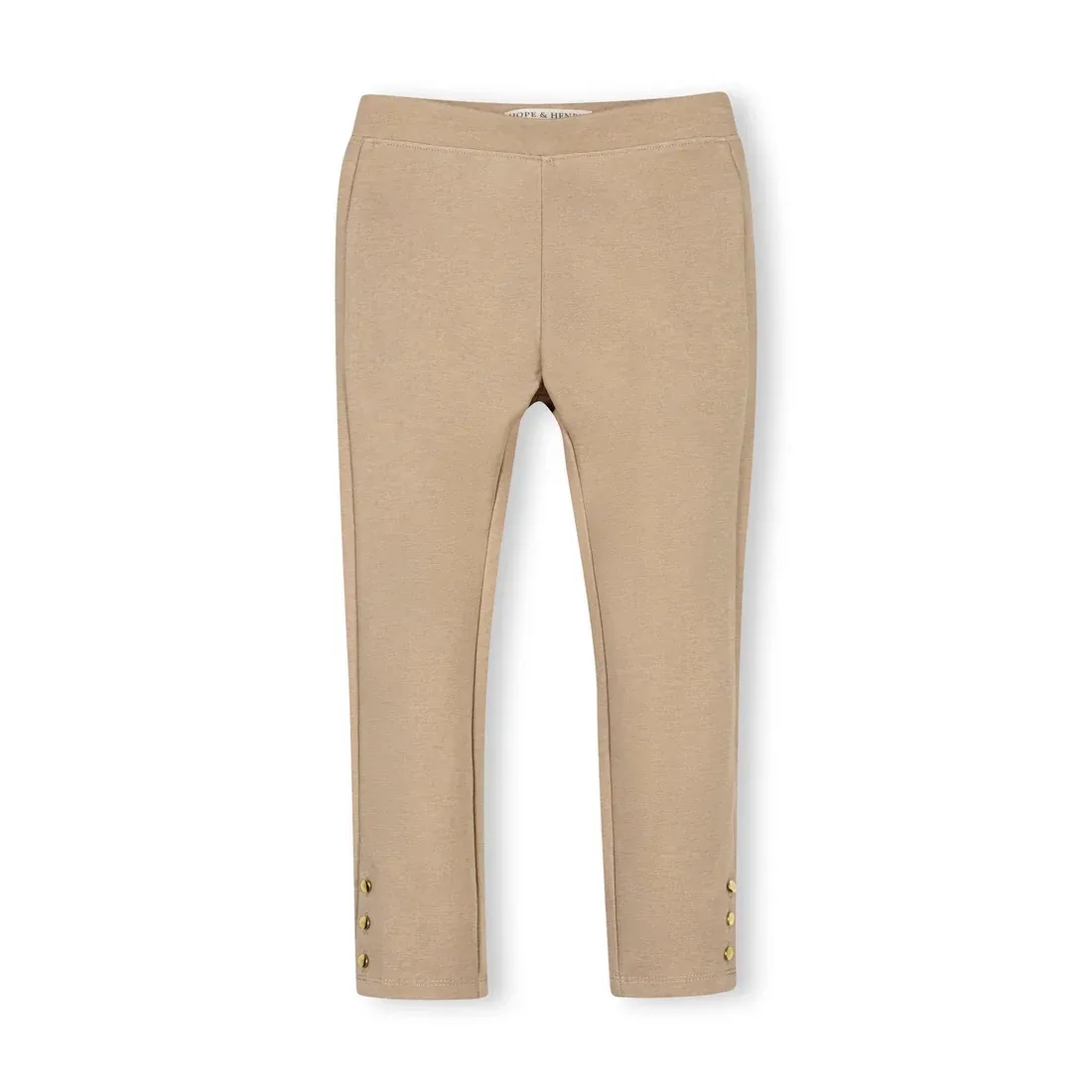 CH Camel Heather Button Cuff Pant