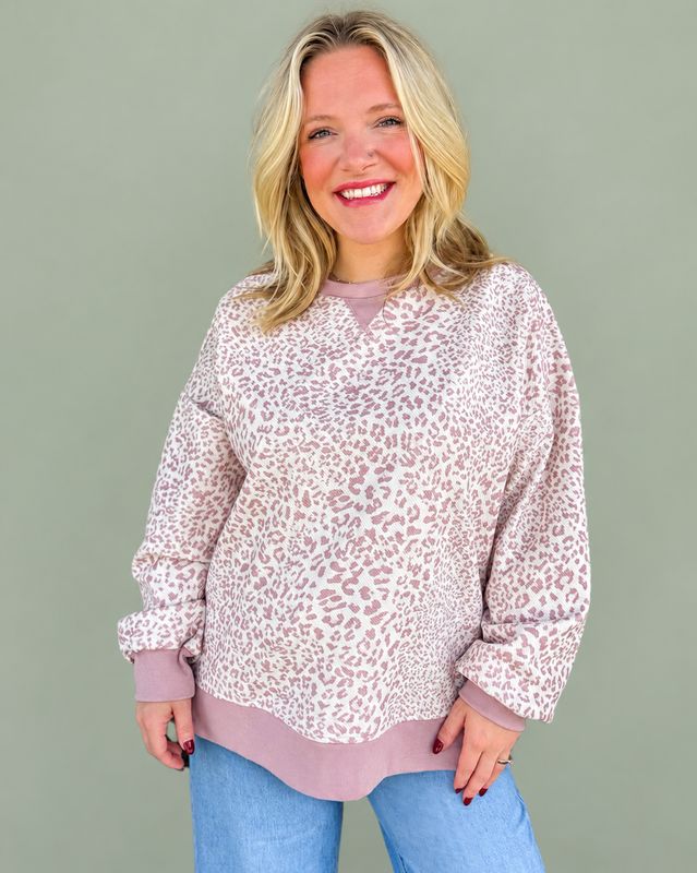 CH By The Way Leo Top-Blush Leopard