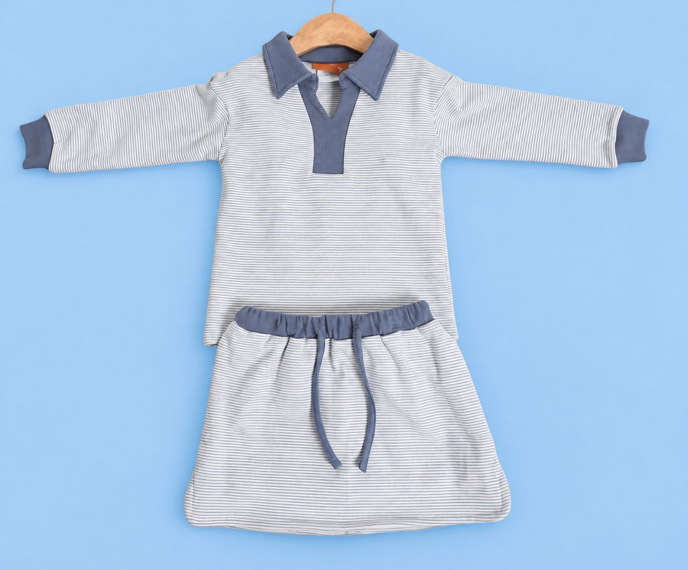 CH Isabelle Skort Set-Blue Stripe