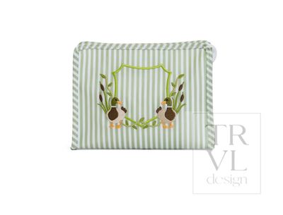 Roadie Medium Zip Pouch-Pimlico Duck-Sage