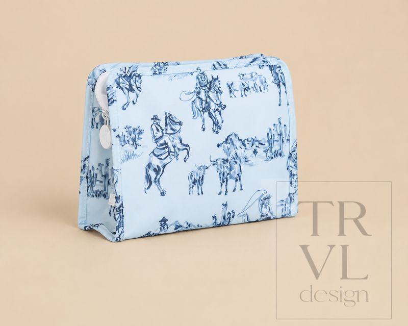 Roadie Medium Zip Pouch-Cowboy Toile