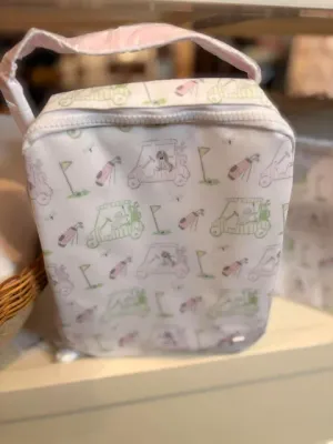 Lunch Box Insulated Bag-Putt Putt Pink