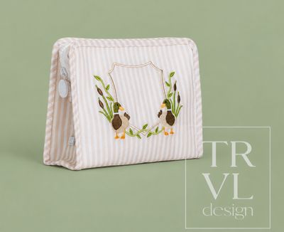 Roadie Large Zip Pouch-Pimlico Duck Sand