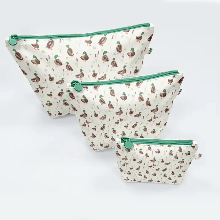 Easy Clean Pouch Set of 3-Mallard Drake