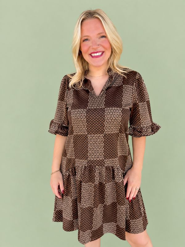 The Checkered Charm Dress