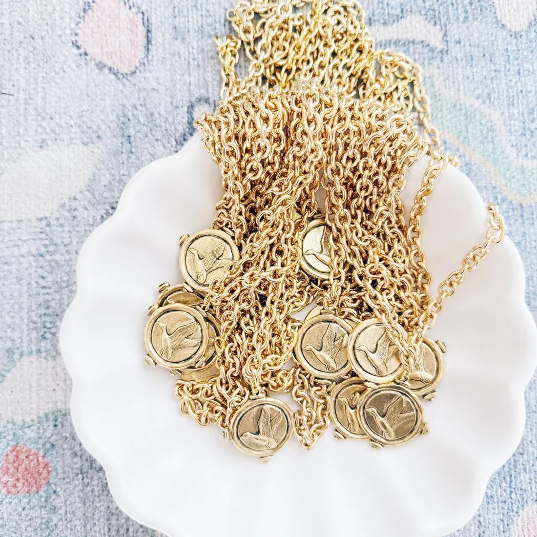 Classic Gold Signature Duck Necklace