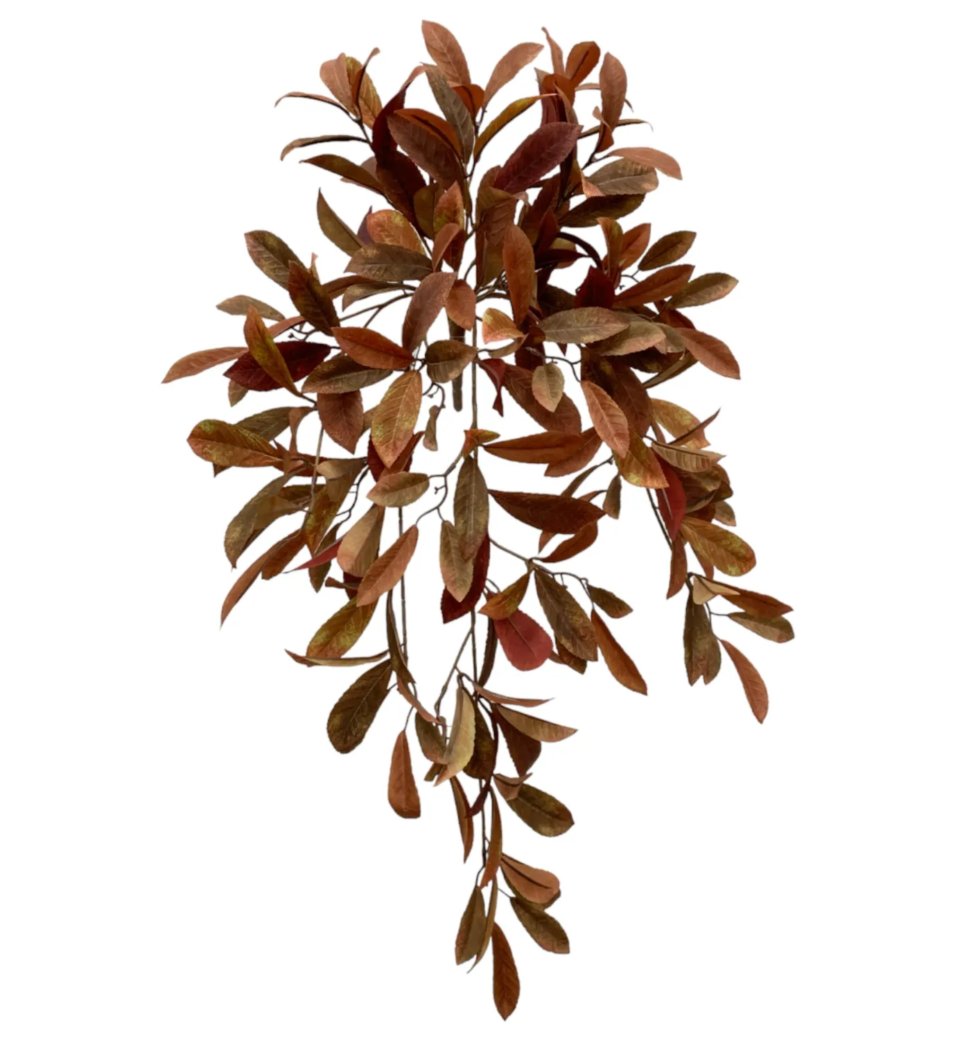 VG 33" Laurel Leaf Hanging Bush-Rust Brown