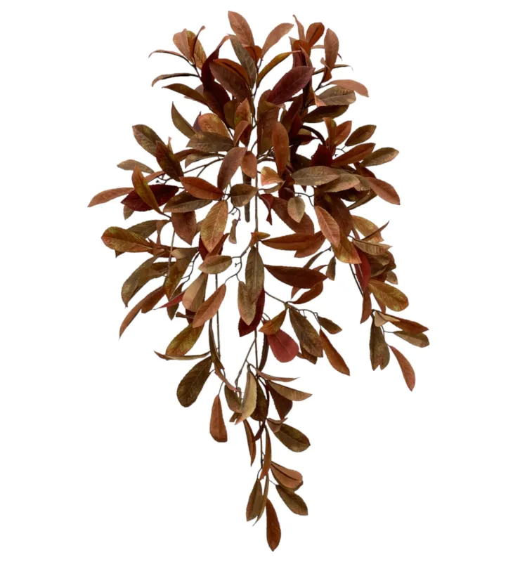 VG 33" Laurel Leaf Hanging Bush-Rust Brown