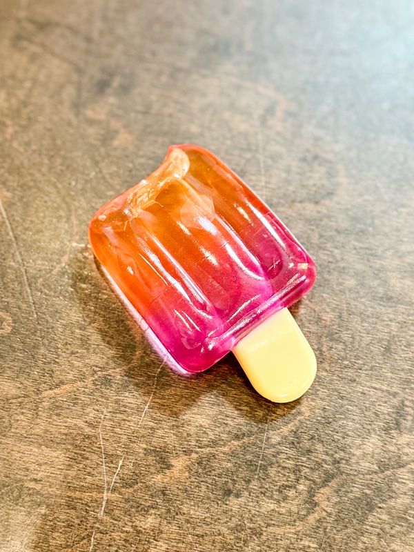 Food Mood Popsicle Squishy-Orange/Pink