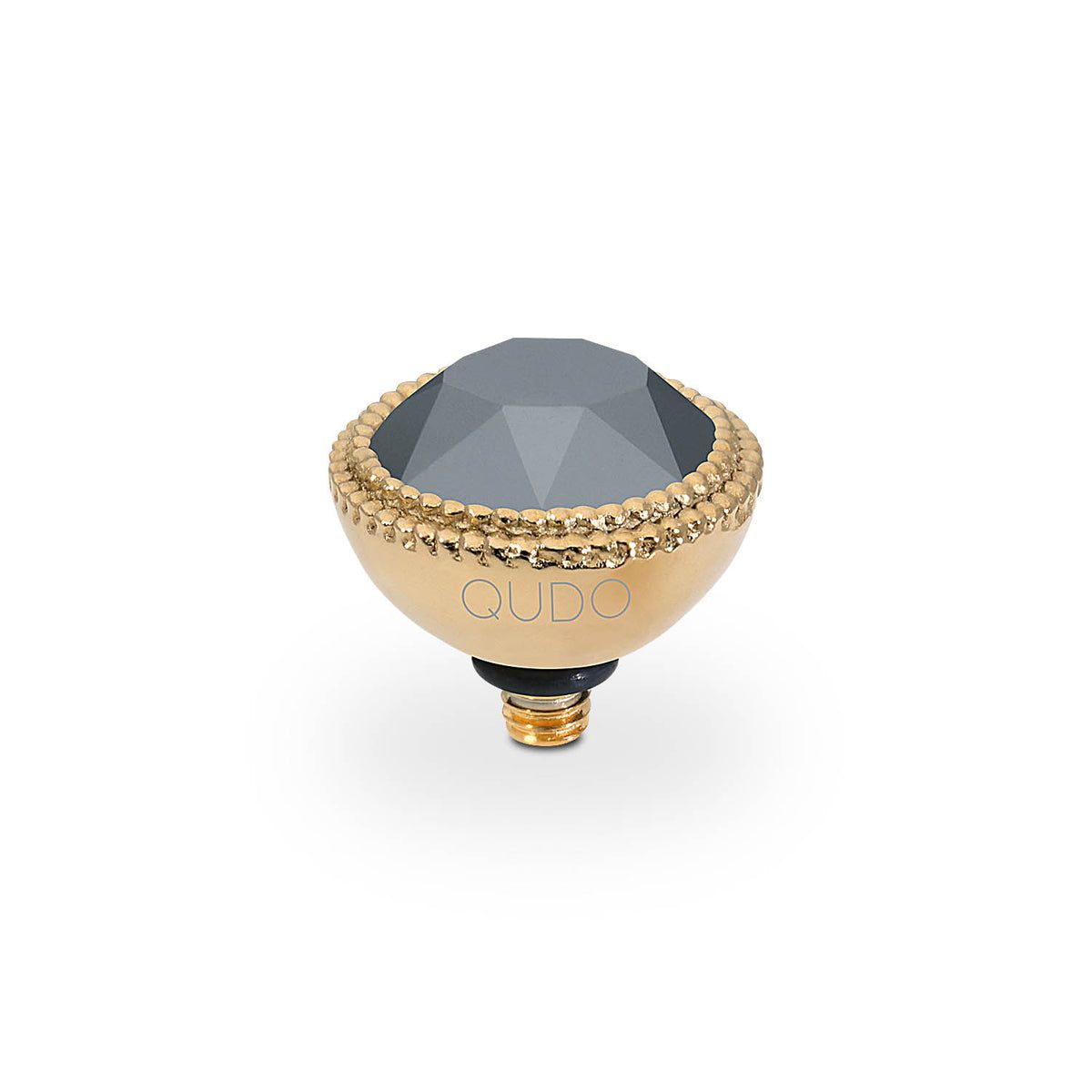 Fabero Flat Top 10mm-Jet Hematite