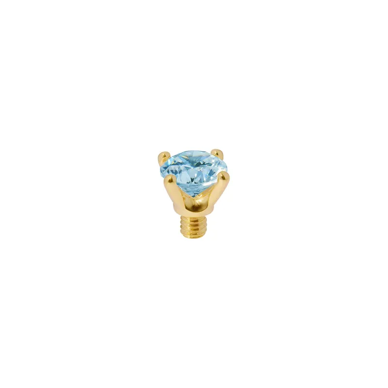 Arezzo Top 4mm-Aquamarine