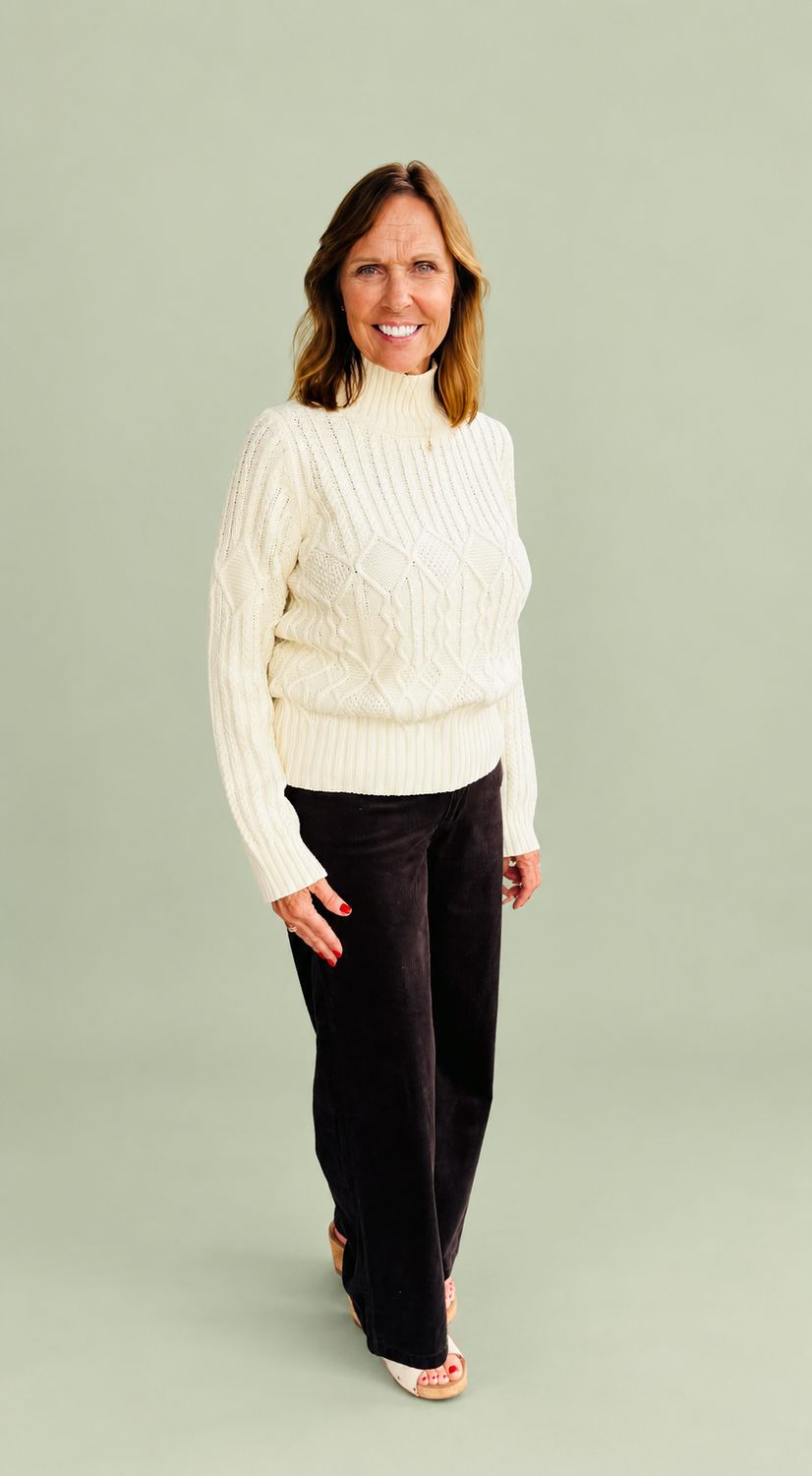 RM Meg Wide Leg Charcoal