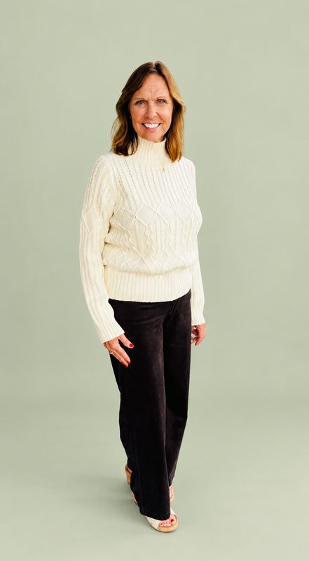RM Meg Wide Leg Charcoal