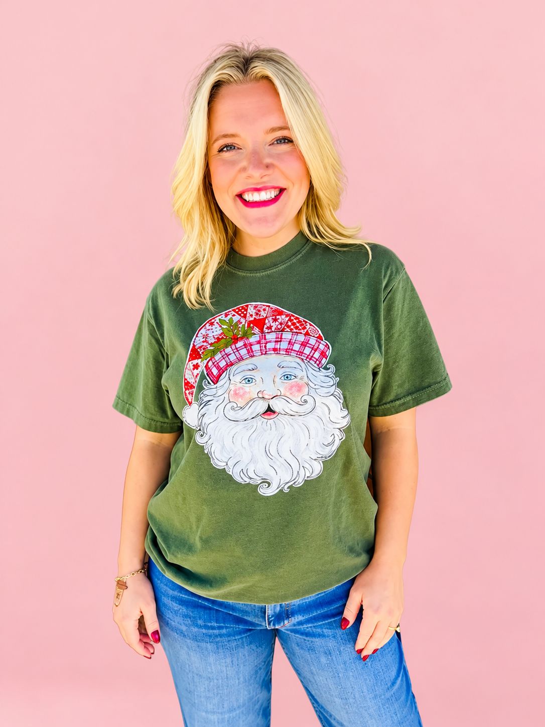 VG Quilted Santa Tee